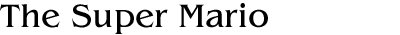 The Super Mario